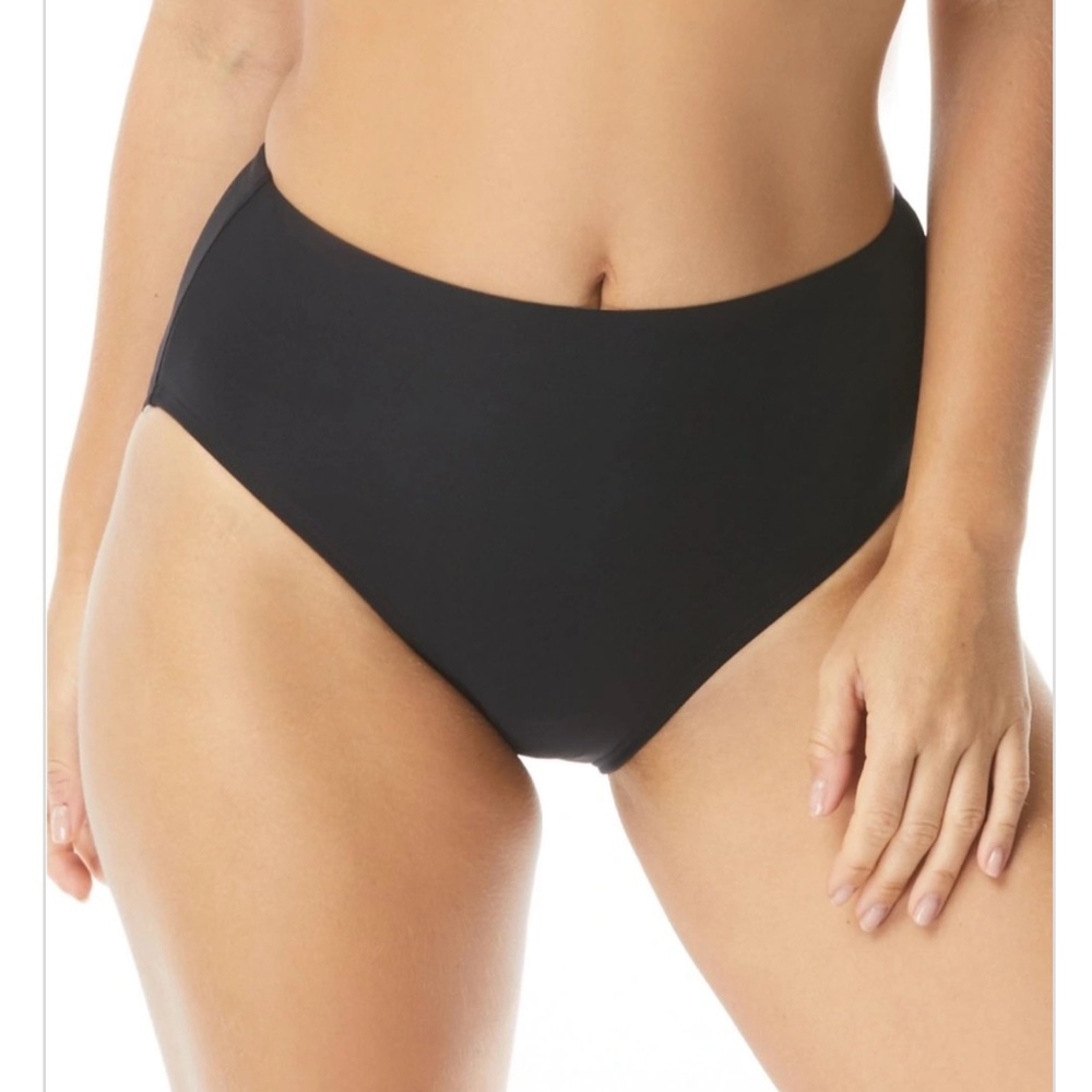 BOGO Coco Contours Onyx High Waist Bikini Bottom
